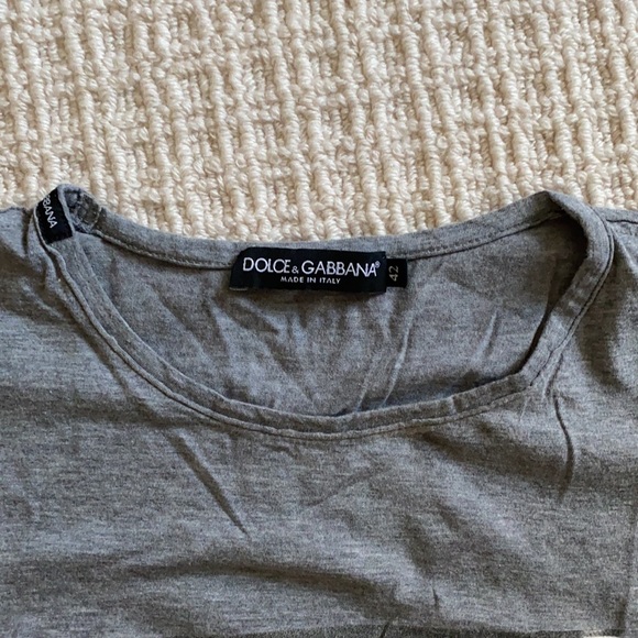 D&G cotton tshirt with an appliqué in size 42 - Picture 2 of 6